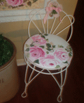 Shabby Cottage Designs Hand Painted Chair